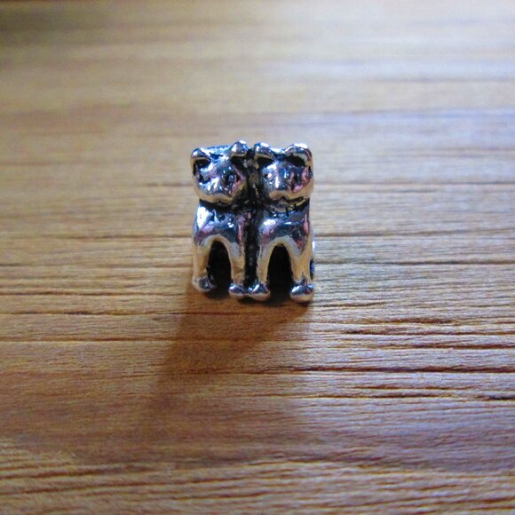 3 Pieces Special: Christmas Tree, Bonded Cats and Spacer Bead European Charms - Picture 5 of 16